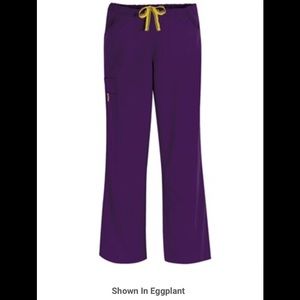 3 Pairs Wonder Wink Scrubs in Eggplant PS